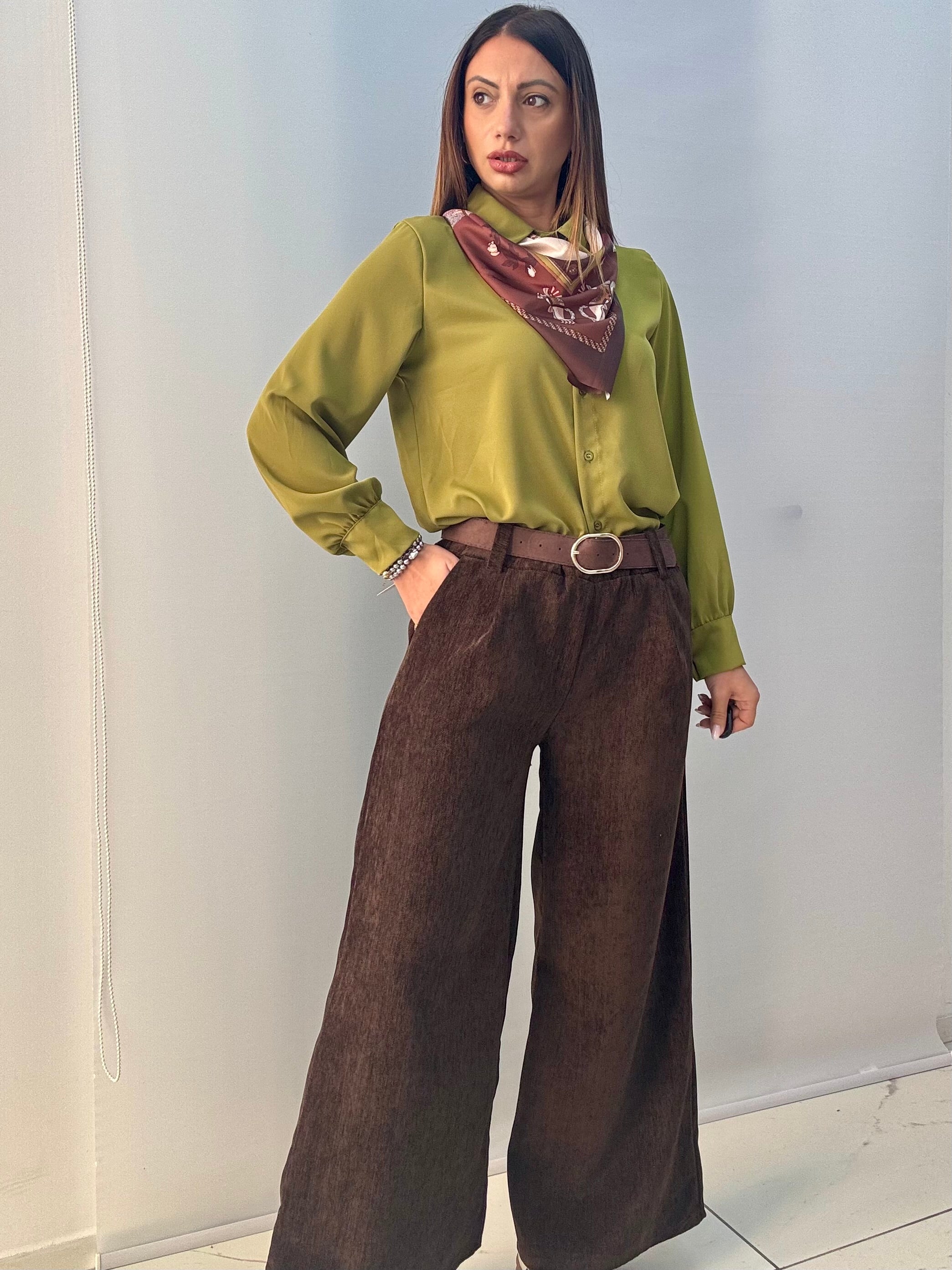 Pantalone Alma Marrone